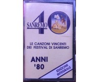Sanremo anni '80 Edizione integrale MUSICASSETTA