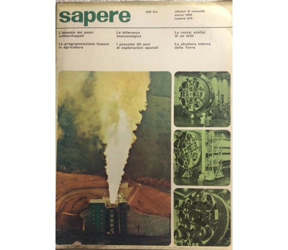 Sapere n.675 di Aa.vv.,  1966,  Edizioni Di Comunità