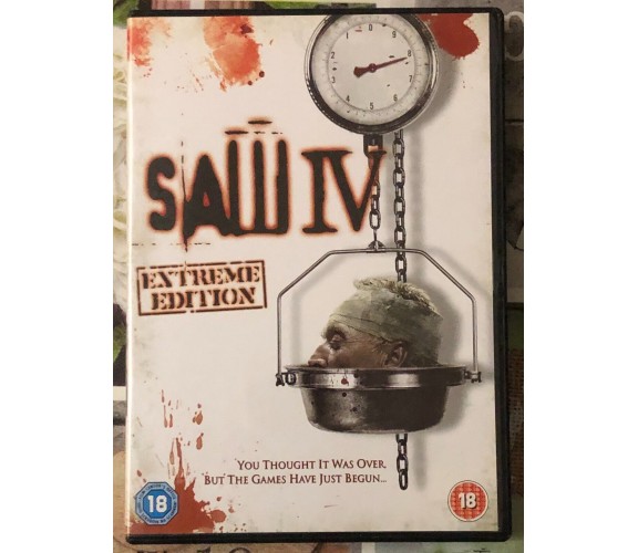 Saw IV Extreme Edition DVD ENGLISH di Darren Lynn Bousman, 2007, Lionsgate