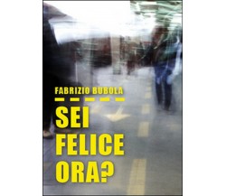 Sei felice ora?	 di Fabrizio Bubola,  2015,  Youcanprint