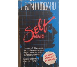 Self analisi di L. Ron Hubbard, 1986, New Era Publications Italia Srl