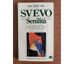 Senilità - I. Svevo - Newton - 1994 - AR