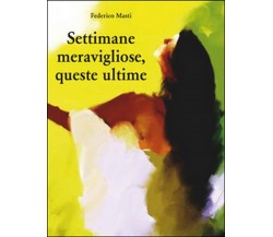 Settimane meravigliose, queste ultime	 di Federico Masti,  2016,  Youcanprint