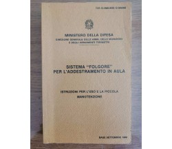 Sistema folgore per l'addestramento in aula - 1988 - AR