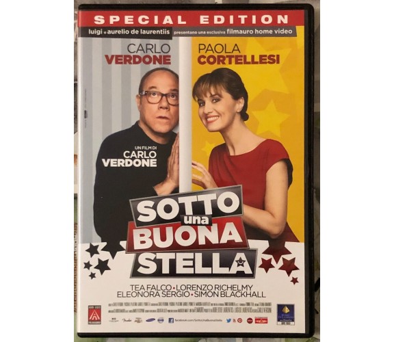 Sotto una buona stella DVD di Carlo Verdone, 2014, Filmauro