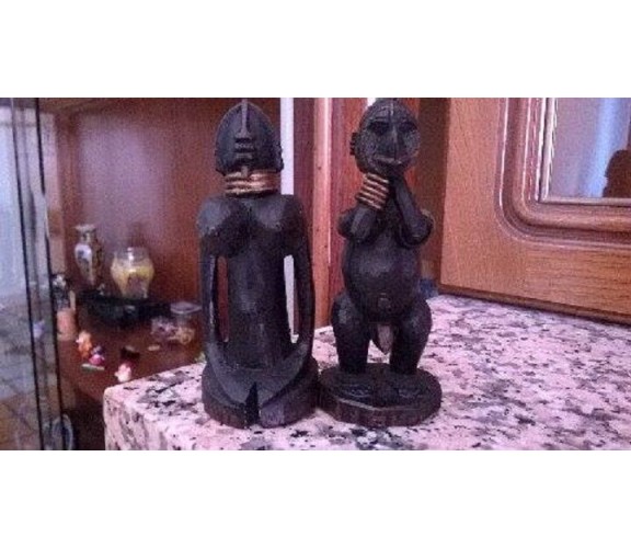 Souvenir africano statuette folkloristiche