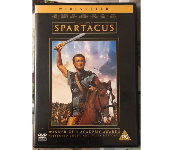  Spartacus DVD ENGLISH di Stanley Kubrick, 1960, Columbia