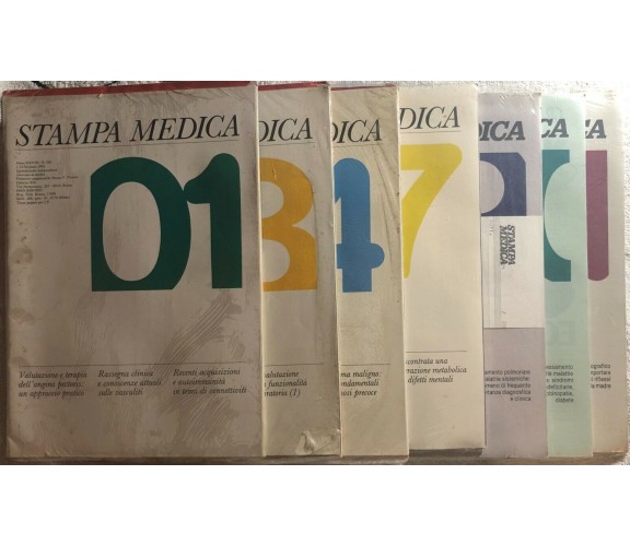 Stampa medica 7 numeri di Aa.vv.,  1984,  Editrice Esi