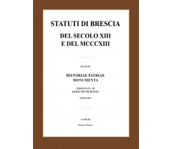 Statuti di Brescia del secolo XIII e del MCCCXIII di Luca Giarelli, 2021, Youcan