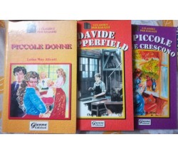 Stock di tre libri: Classici per ragazzi- C.Dickens,L.M.Alcott,Gienne - S