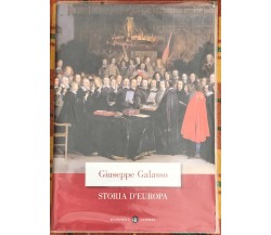 Storia d'Europa di Giuseppe Galasso, 2019, Laterza