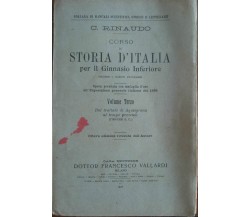 Storia d'Italia - C. Rinaudo - Francesco Vallardi,1907 - A