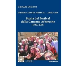 Storia del Festival della canzone arbëreshe. Inserto 38° Festival, anno 2019	 di