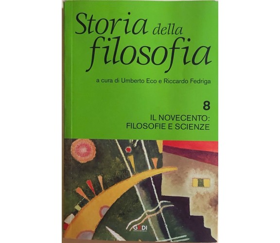 Storia della filosofia 8 di Aa.vv., 2018, Gedi Gruppo Editoriale