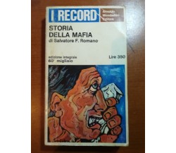 Storia della mafia - Salvatore F. Romano - Mondadori - 1966 - M