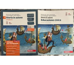 Storia in azione 1+Educazione Civica+Atlante storico 1+2 di Monica Celi, Marco