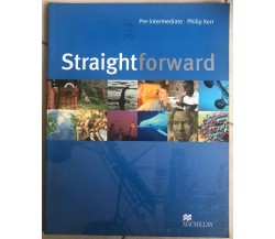 Straightforward Pre-Intermediate+Workbook di Matthew Jones,  2012,  Macmillan