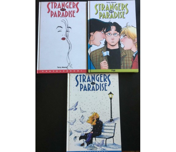 Strangers in Paradise vol. 1-2-8 - Terry Moore,  1998-00,  Macchianera - P