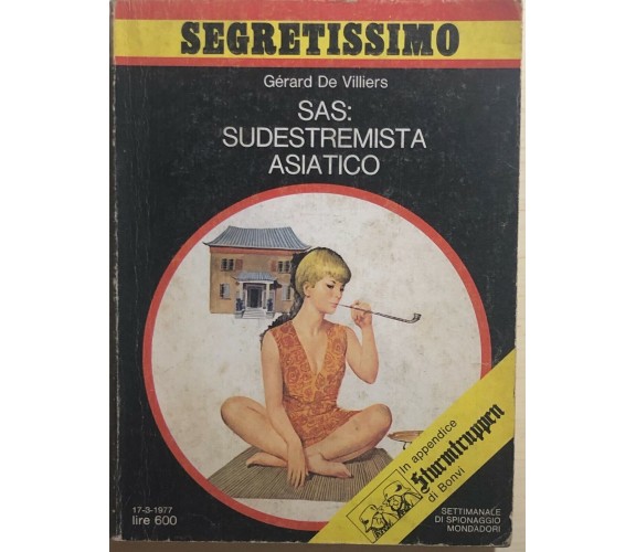 Sudestremista asiatico di Gerard De Villiers, 1977, Mondadori