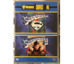  Superman+Superman 2 DVD Warner Compact di Richard Donner, 1978-1980, Warner 