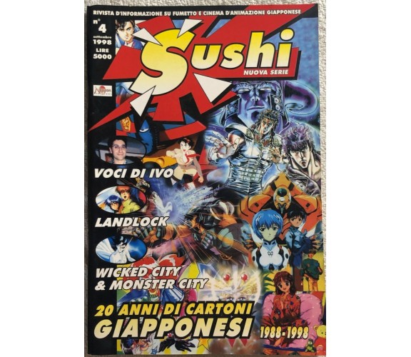 Sushi nuova serie n. 4/1998 di Aa.vv.,  1998,  Nippon Edizioni