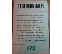 TESTIMONIANZE - AA.VV - COINES - 1975 - M