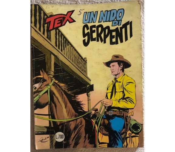 Tex n. 208 - Un nido di serpenti di Gianluigi Bonelli,  1981,  Sergio Bonelli