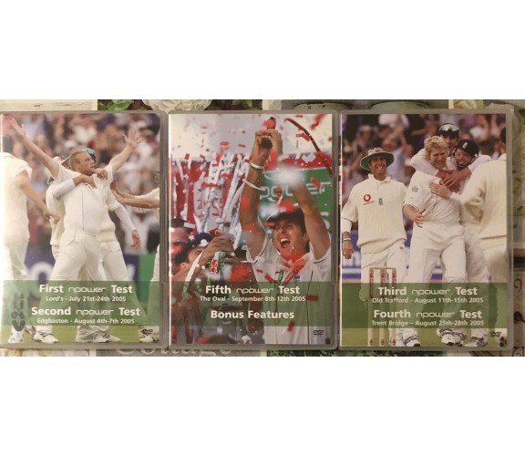 The Ashes: The greatest series 1-2-3-4-5-Bonus Features DVD COMPLETE ENGLISH di