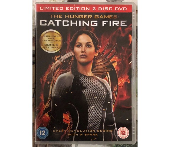 The Hunger Games: Catching Fire Limited Edition 2 Disc DVD di Francis Lawrence,
