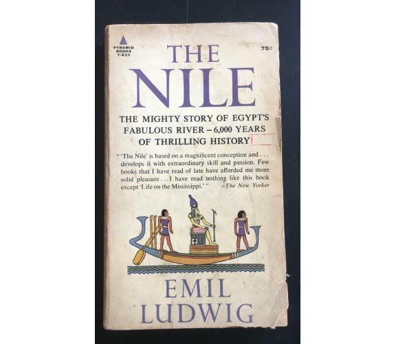 The Nile - Emil Ludwig,  1937,  Pyramid Books - P