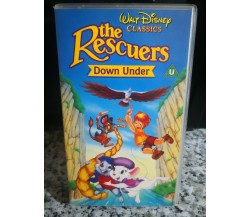 The Rescuers Down Under - vhs - Disney -F