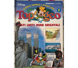 Topogeo n. 2 - Stati Uniti Nord Orientali di Walt Disney, 1999, Deagostini Ju
