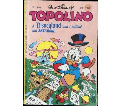 Topolino 1640 di Walt Disney, 1987, Walt Disney Production