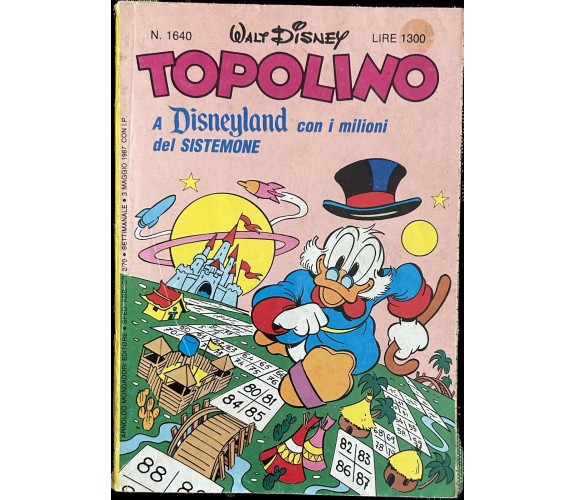 Topolino 1640 di Walt Disney, 1987, Walt Disney Production