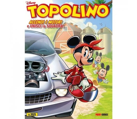  Topolino 3525 Cover Minni di Walt Disney, 2023, Panini Comics