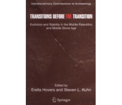 Transitions Before the Transition - Erella Hovers  - Springer, 2010
