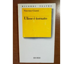 Ulisse è tornato - Vincenzo Giannì - Ricordi - 1996 - M