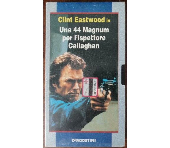 Una 44 Magnum per l'ispettore Callaghan - Clint Eastwood-Deagostini,1998- vhs-A