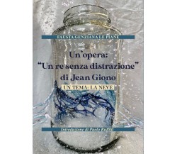 Un’opera: “Un re senza distrazione di Jean Giono. Un tema: la neve di Fausta Gen