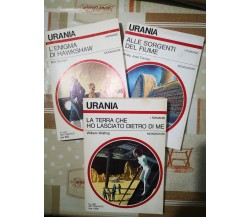 Urania I romanzi 3 volumi di Ron Goulart ,william Walling , Philip Josè Farmer,F