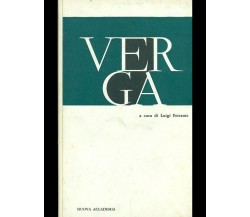 VERGA LETTERATURA/CRITICA/STORIA LUIGI FERRANTE NUOVA ACCADEMIA 1964