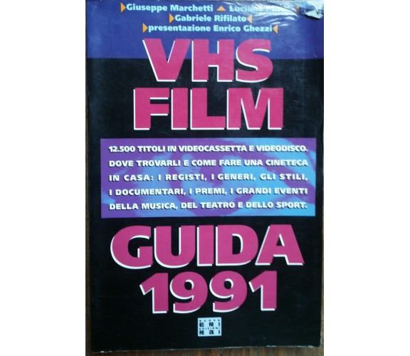 VHS film guida 1991 - AA.VV. - Nuova ERI Edizioni RAI,1992 - R