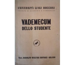 Vademecum dello studente (facoltà di economia e commercio, 1952) - ER
