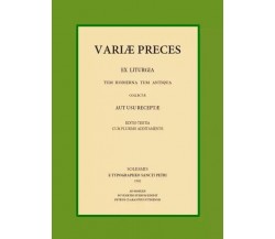 Variae Preces di Pietro Chiaranz, 2023, Youcanprint