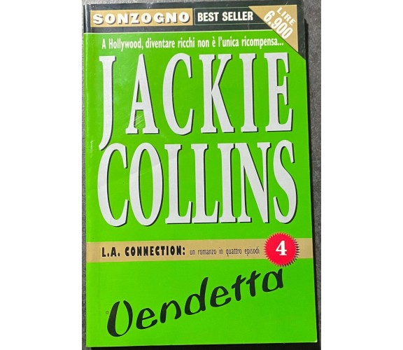 Vendetta - Jackie Collins - Sonzogno - 2000 - M