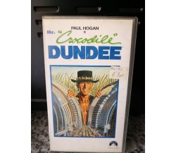 Vhs Mr. Crocodile Dundee con Paul Hogan - vhs -1986 - Univideo -F
