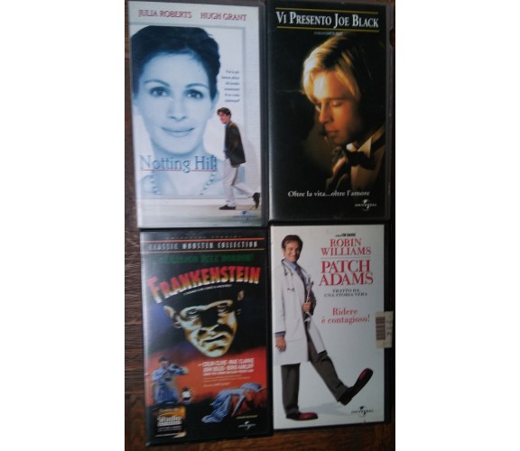 Vi presento Joe Black - Frankenstein - Pacth Adams - Universal -VHS - R