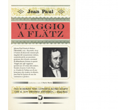 Viaggio a Flätz di Jean Paul - Del Vecchio editore, 2021