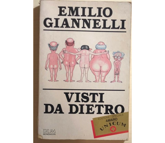 Visti da dietro di Emilio Giannelli, 1987, Bum Mondadori