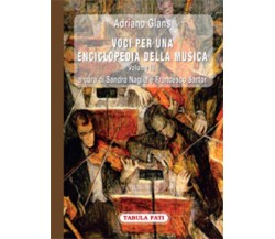 Voci per una enciclopedia della musica Volume III di Adriano Glans,  2015,  Tabu